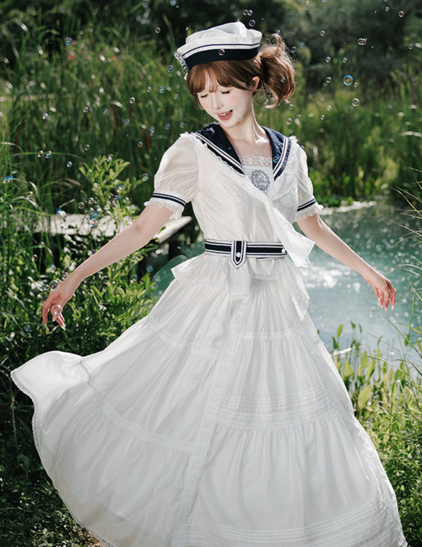 【受注予約8/31まで】Boundless Freedom マリンテイストスカート