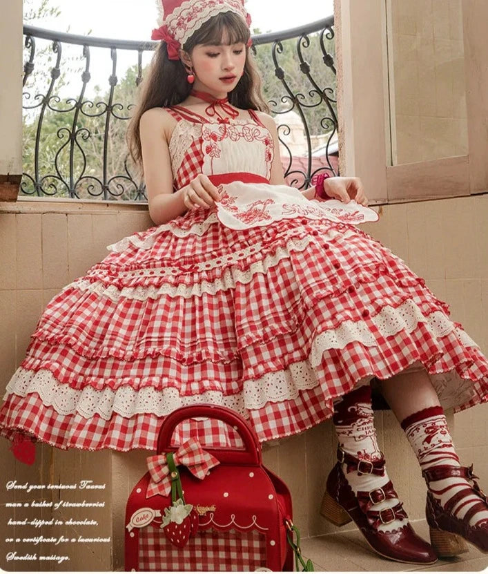 Strawberry Basket ジャンパースカート
