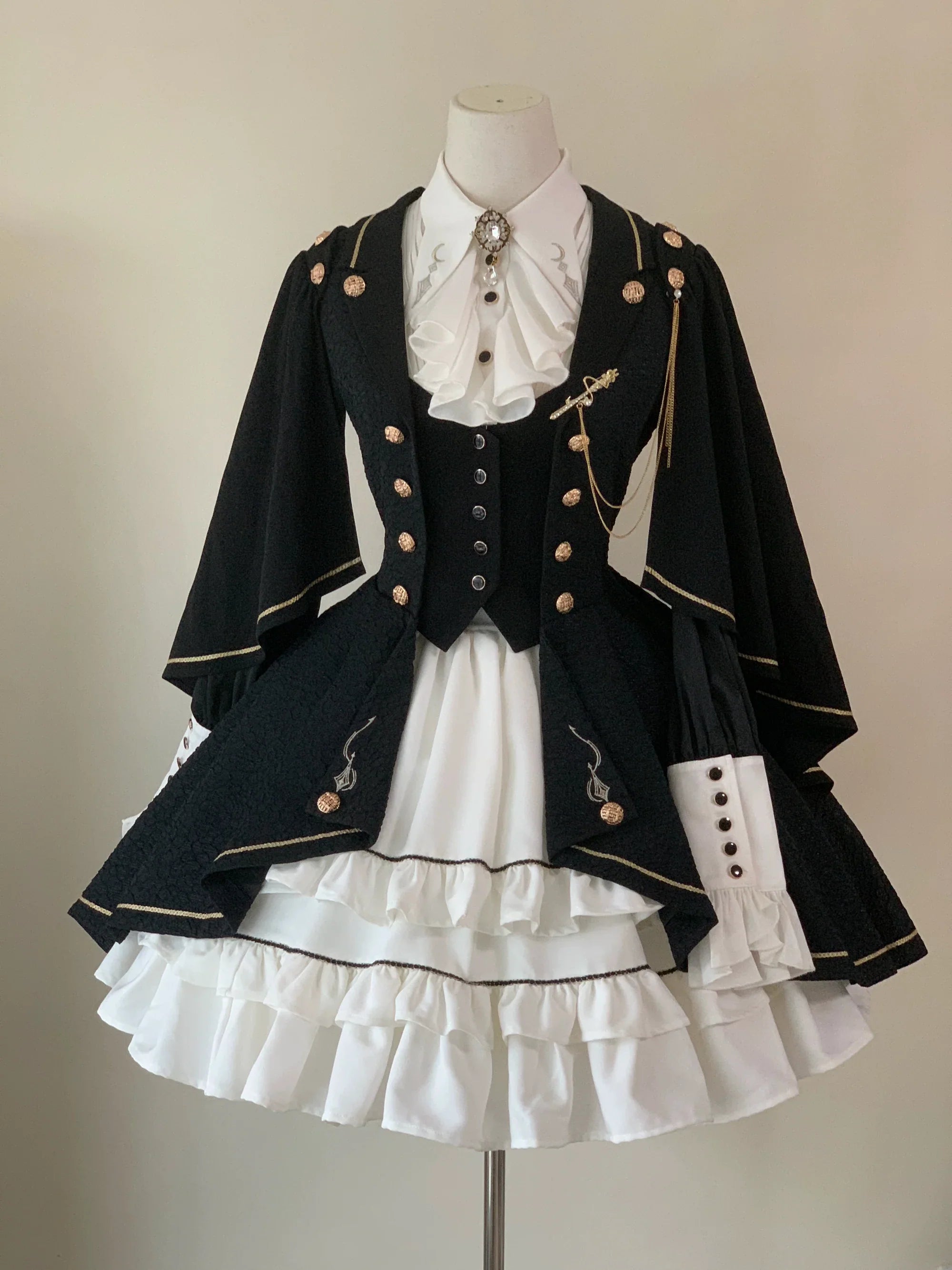 堕月法則 ティアードミニスカート