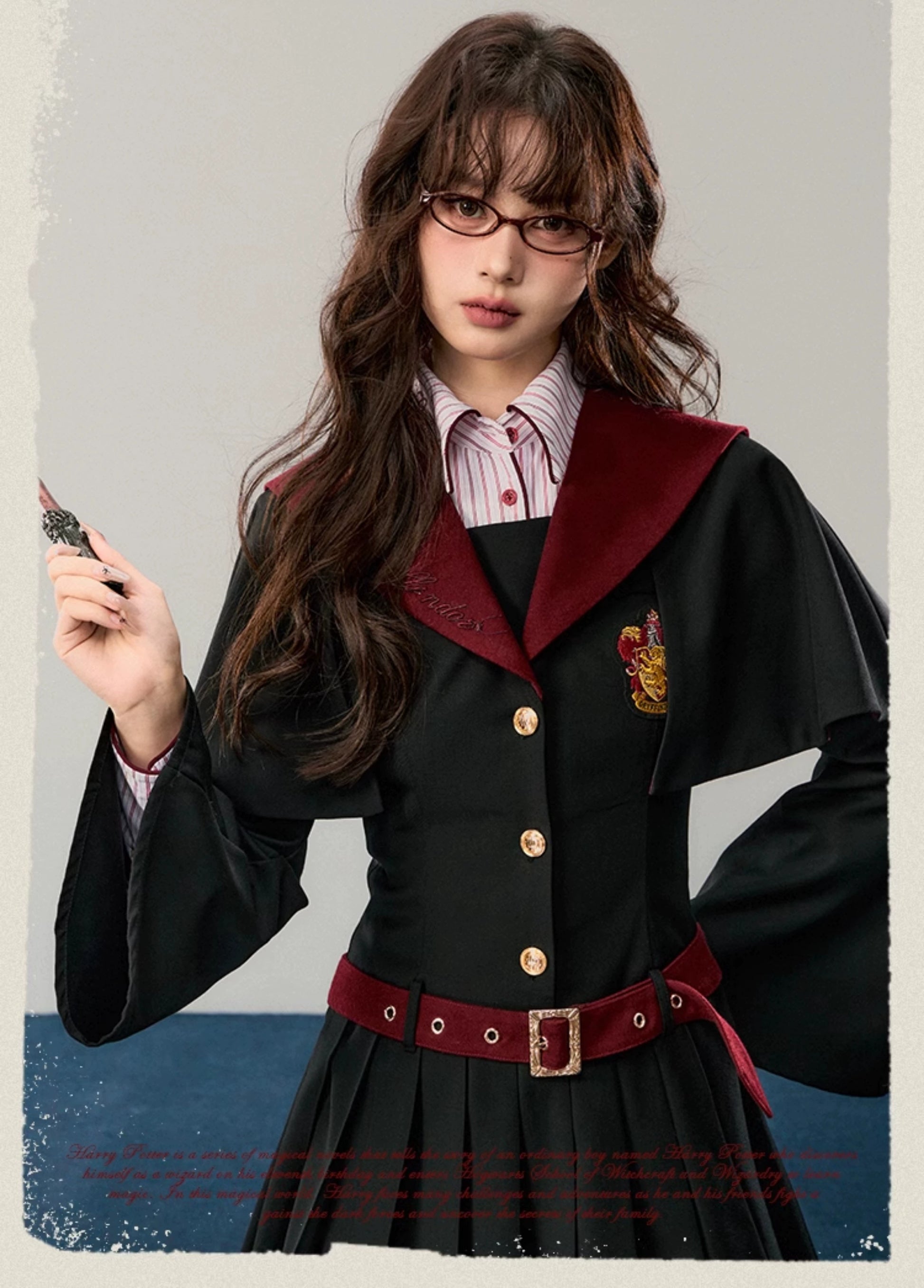 予約販売】ホグワーツ魔法魔術学校 ケープデザインミニ丈 予約販売】ホグワーツ魔法魔術学校 ケープデザインミニ丈