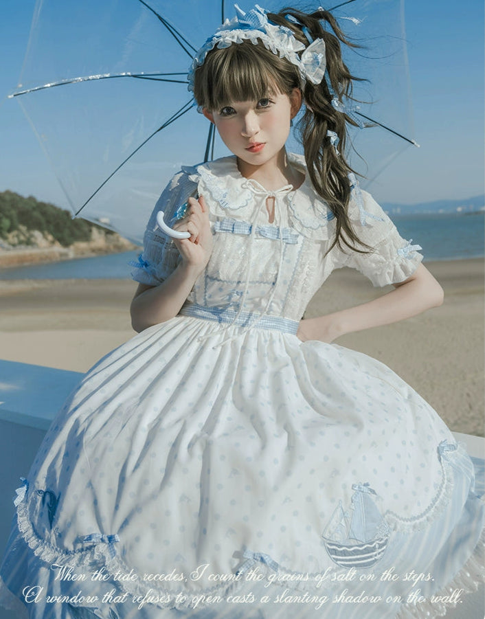 【受注予約6/18まで】The House by the Sea エプロンスカート