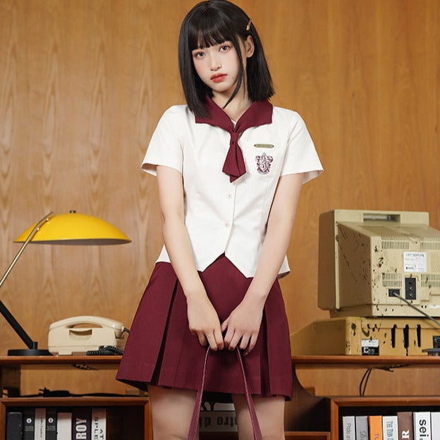 Hogwarts School of Witchcraft and Wizardry Tie Collar Tops