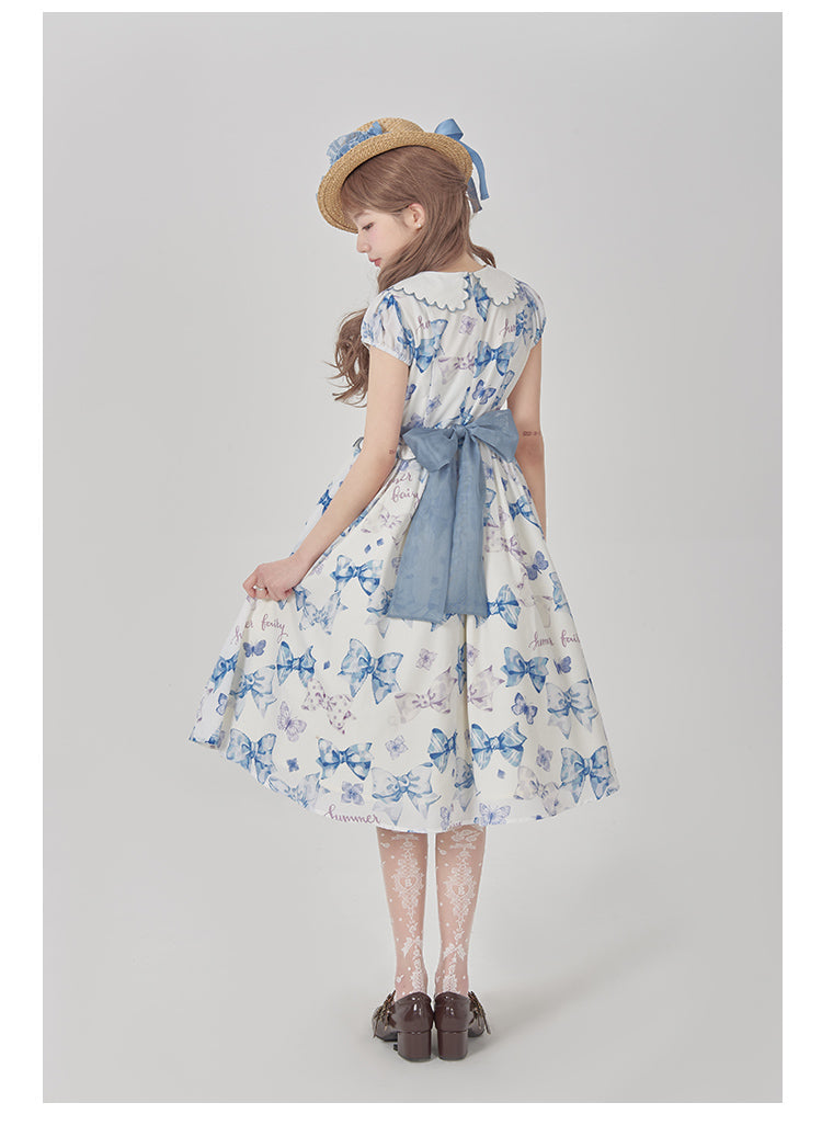 Ribbon Eternal Garden Short Sleeve Dress Type 2