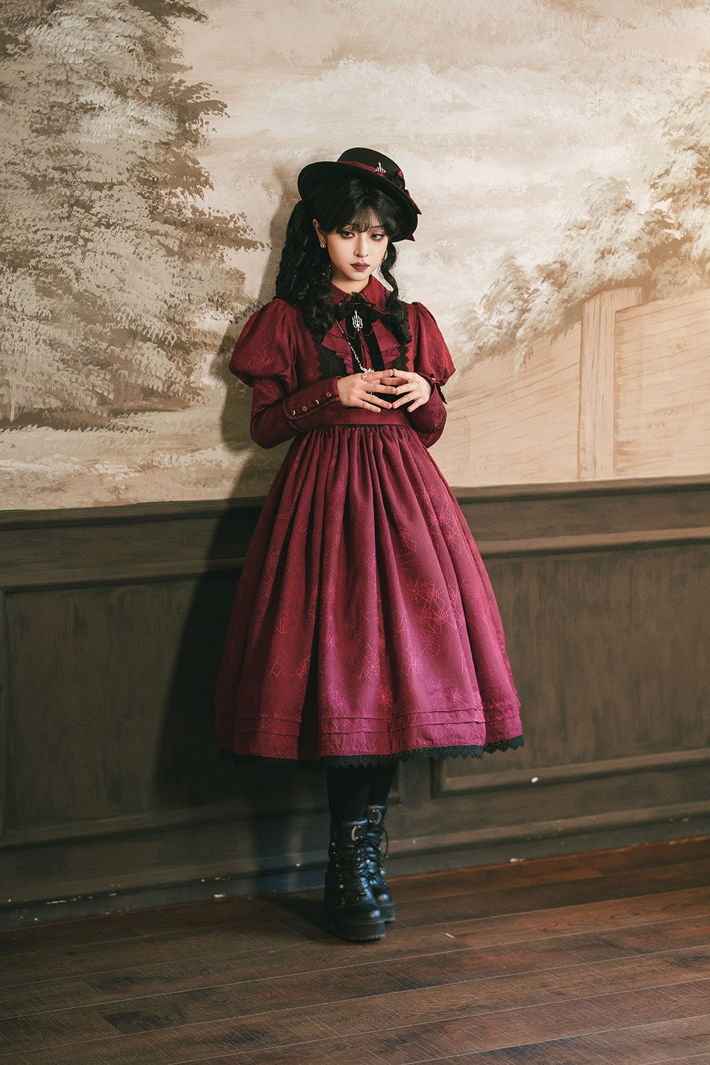 【受注予約1/18まで】Blood Night Lantern Master ジャガードワンピース