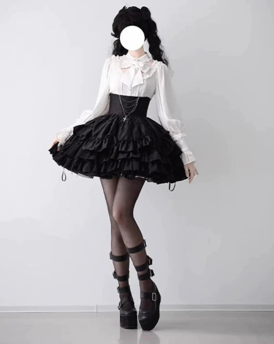 [Sales period ended] Knight Paradox Layered Mini Skirt