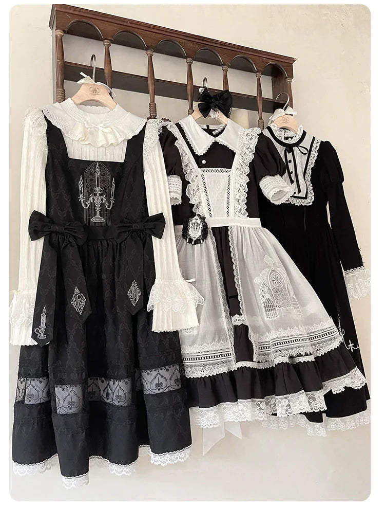 [Resale/Pre-orders available until 11/3] Evensong ribbon jumper skirt