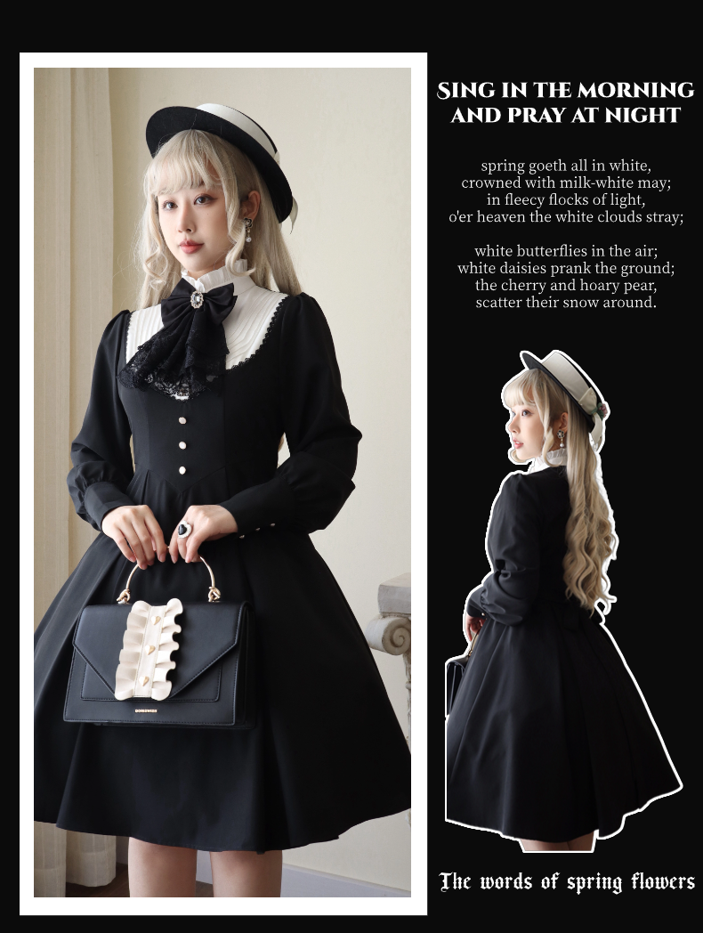 Sing in the Morning and Pray at Night One-piece and cloak set