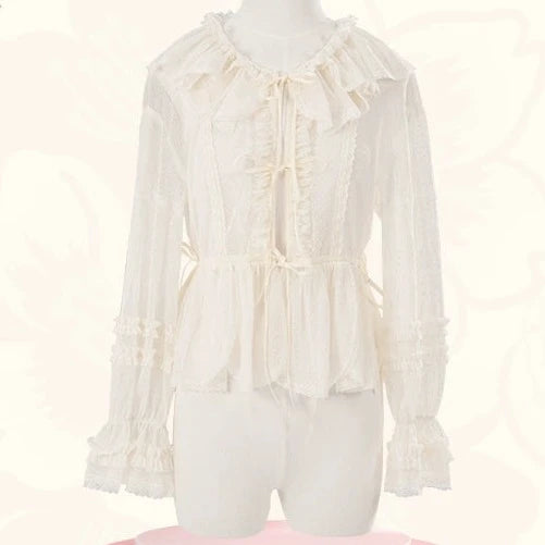 [Sale period ended] Confession under the Sakura Tree sheer cardigan