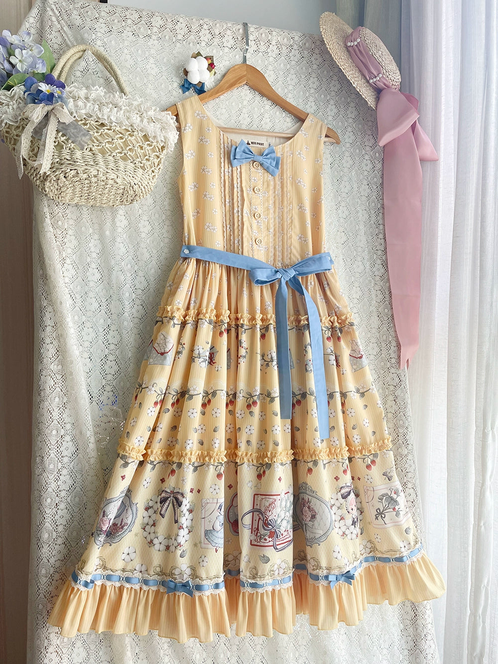 [Pre-orders available until 2/19] Sweetie Sheep Print Jumper Skirt