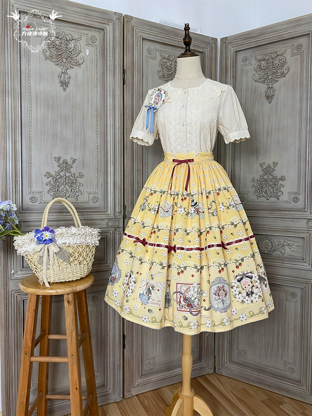 【予約販売】Sweetie Sheep プリントスカート