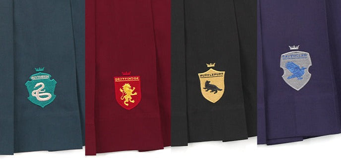 Hogwarts School of Witchcraft and Wizardry Double Button Miniskirt with Belt