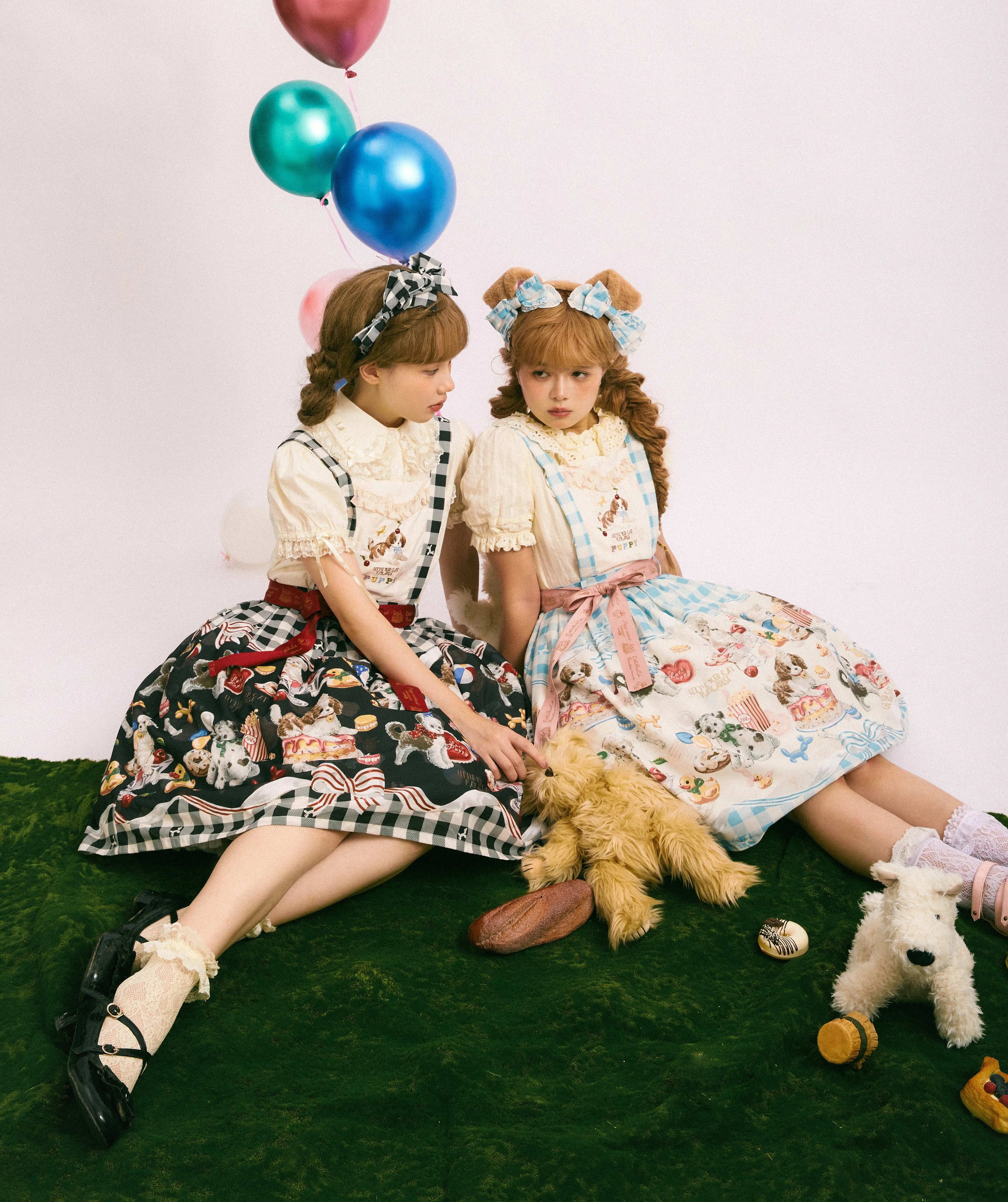 Puppy Patissier 2wayサロペットスカート