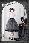 【予約販売】Classic Chocolat Stripe ストライプスカート・ロング丈