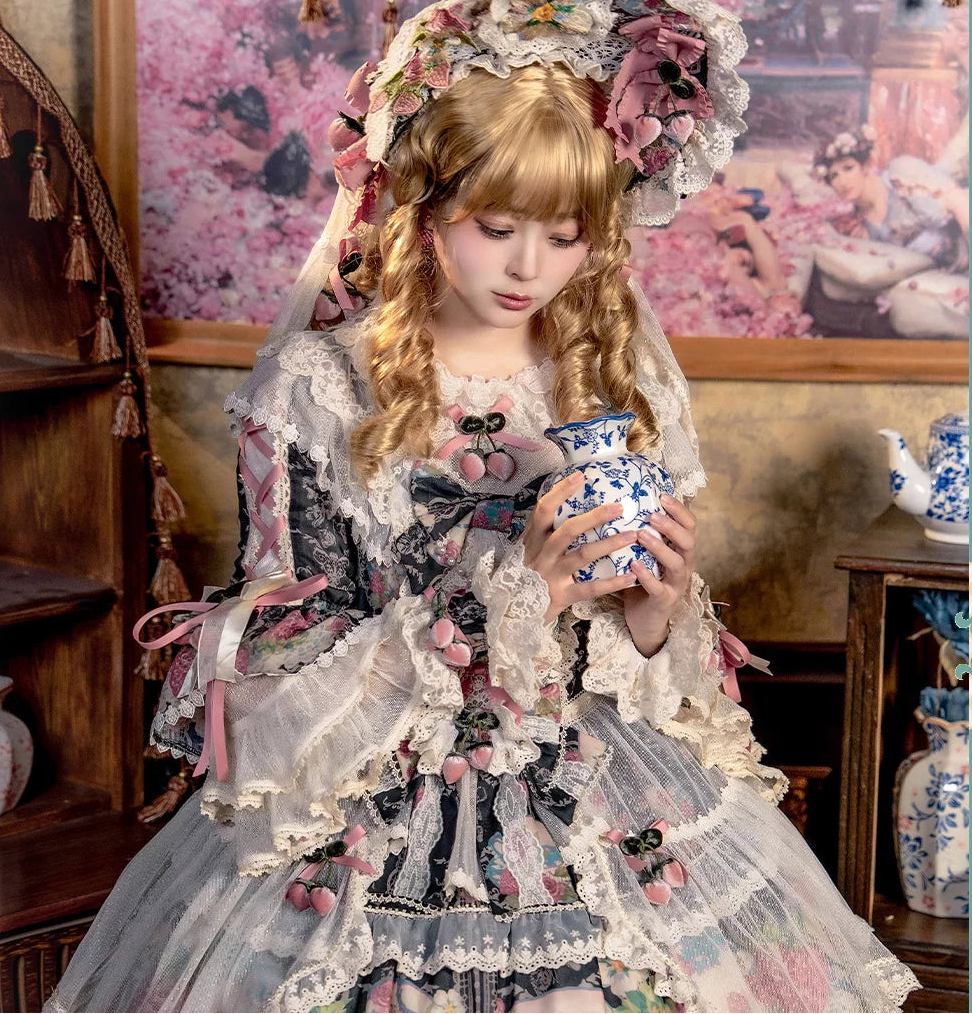 【受注予約11/12まで】 Porcelain Strawberry プリンセスドレス