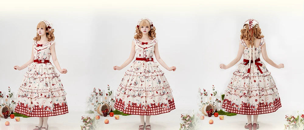 【受注予約9/2まで】Natural Apple Tea ガーデンワンピース・オフホワイト