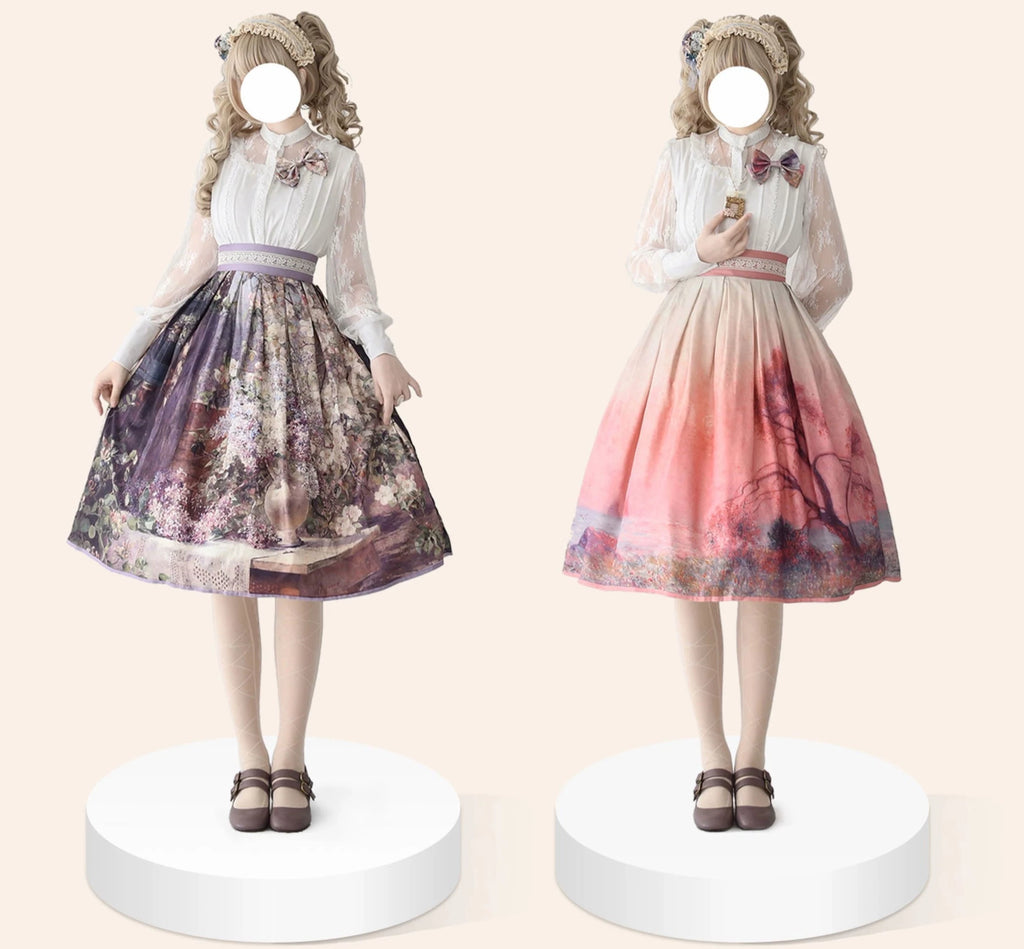 Oil painting collection 油絵絵画集スカート 全8作品