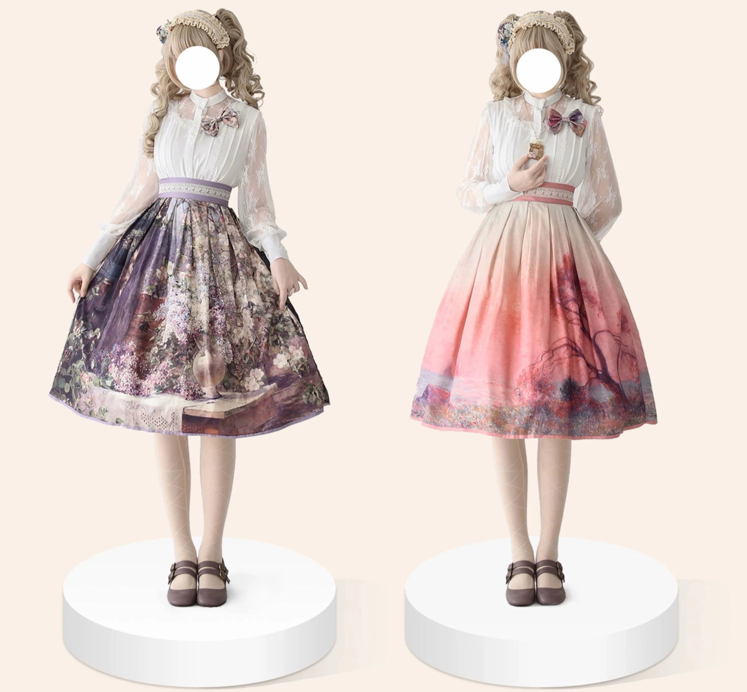 Oil painting collection 油絵絵画集スカート 全8作品
