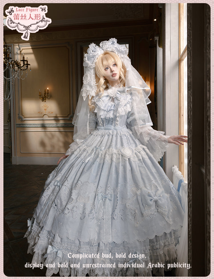 【受注予約12/23まで】Lace Figure 刺繍ラグジュアリードレス