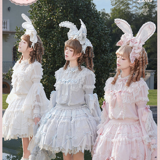 同時購入のみ【受注予約12/23まで】Lace Figure うさ耳カチューシャ他アクセサリー