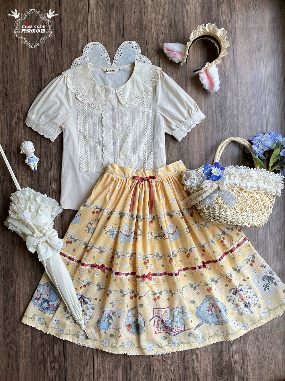 【予約販売】Sweetie Sheep プリントスカート