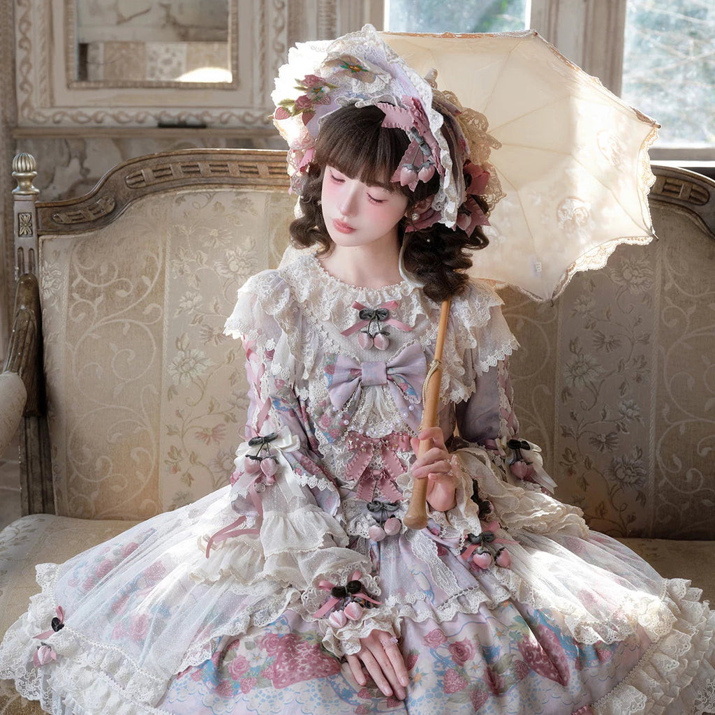 【受注予約11/12まで】 Porcelain Strawberry プリンセスドレス