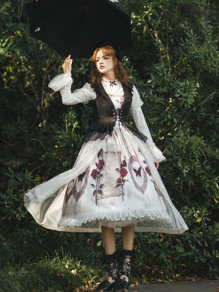 Blood Specimen Rose and Butterfly Jumper Skirt Single Item &amp; Set