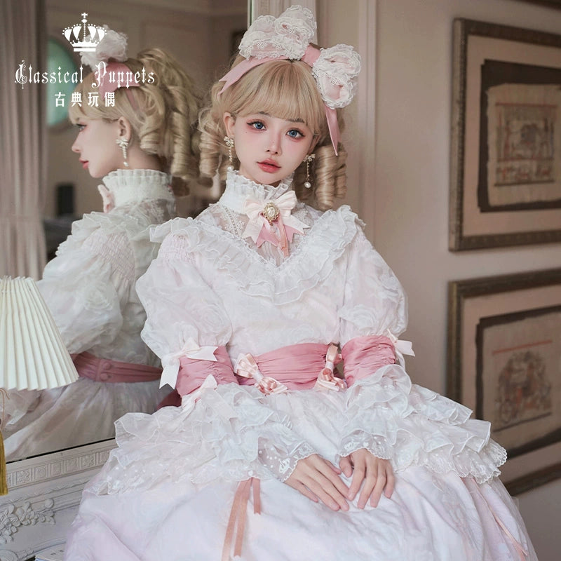 【販売期間終了】少女人形 十六女 蔷薇と百合のドレス