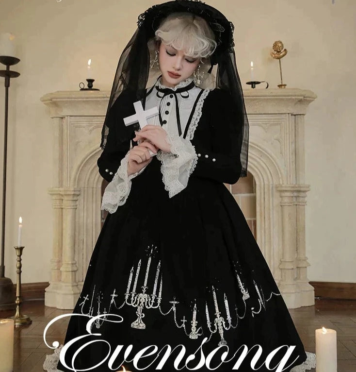 Evensong ジゴ袖ワンピース