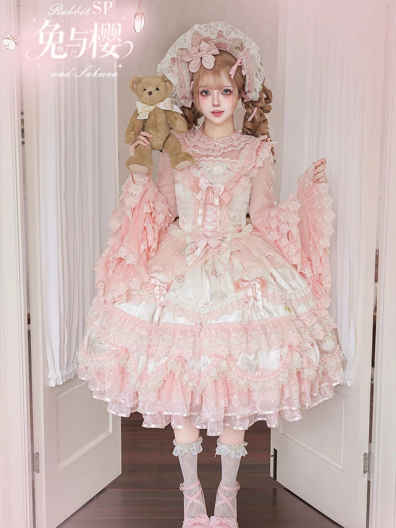 【受注予約8/5まで】Rabbit and Sakura 姫袖ブラウス2.0