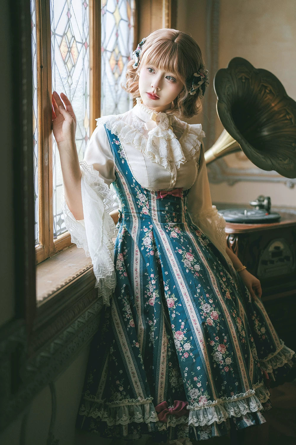 【受注予約10/20まで】Susan Garden コルセットジャンパースカート