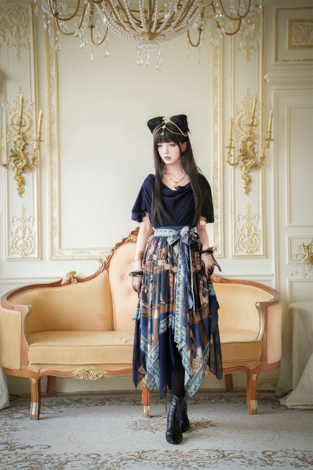 【予約販売】Papyrus Storyイレギュラーヘムワンピース