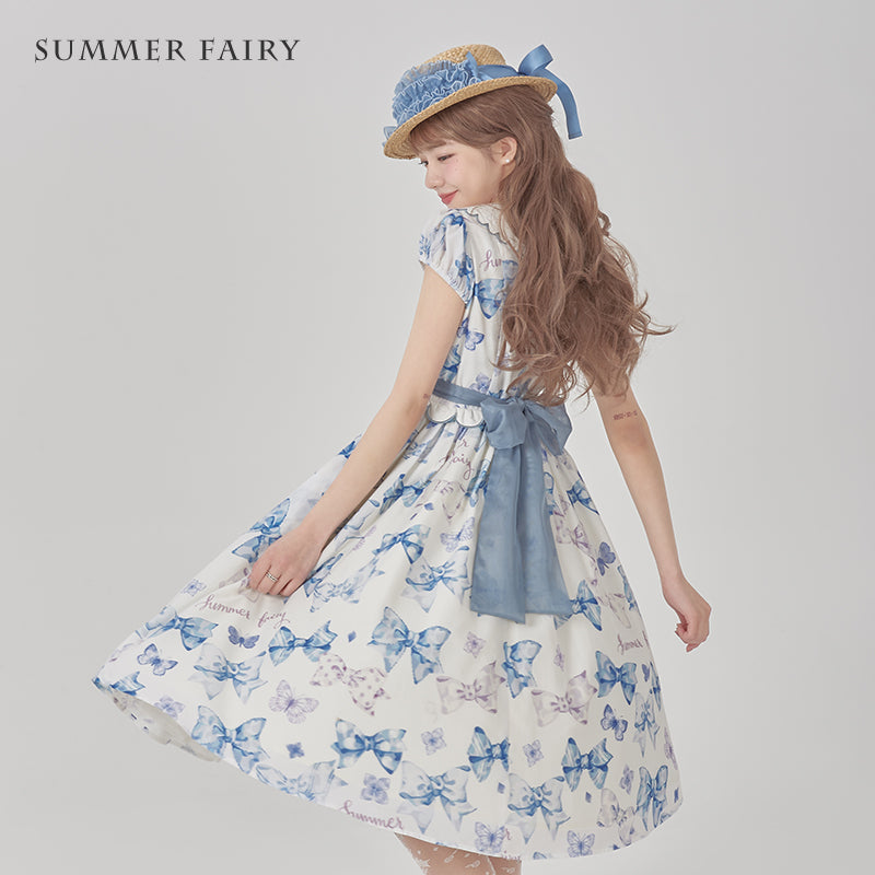 Ribbon Eternal Garden Short Sleeve Dress Type 2