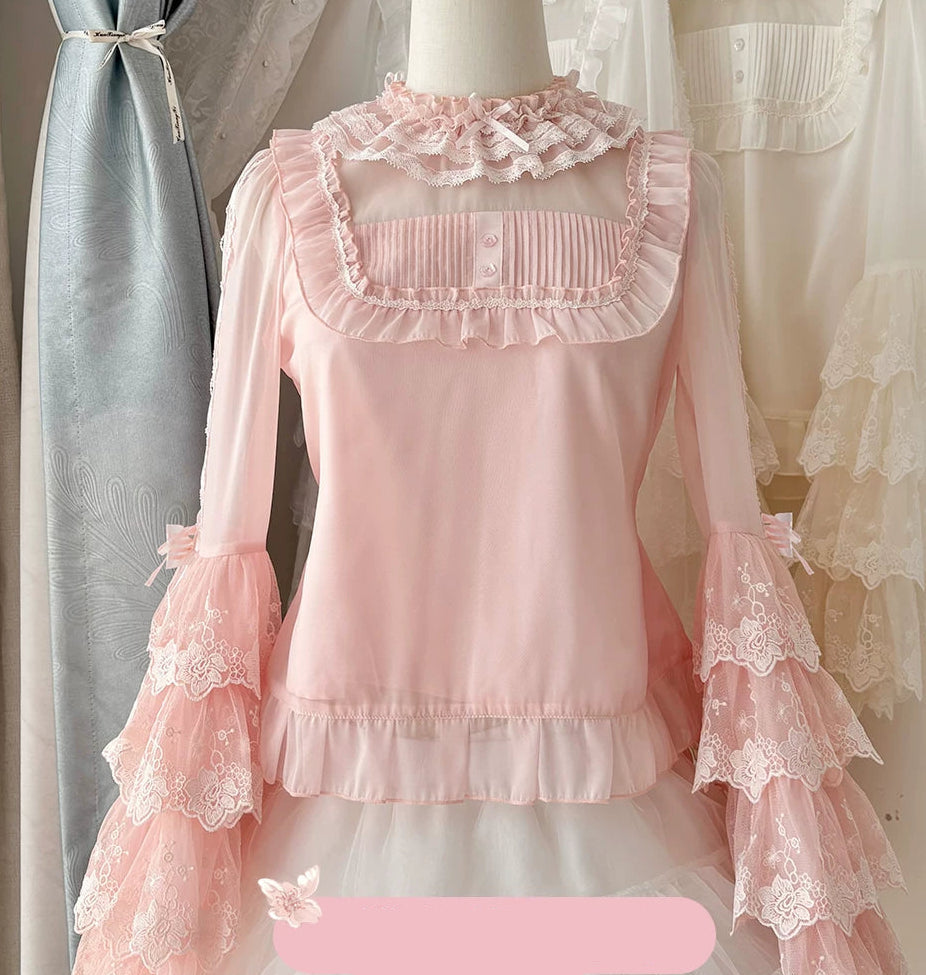 【受注予約8/5まで】Rabbit and Sakura 姫袖ブラウス2.0