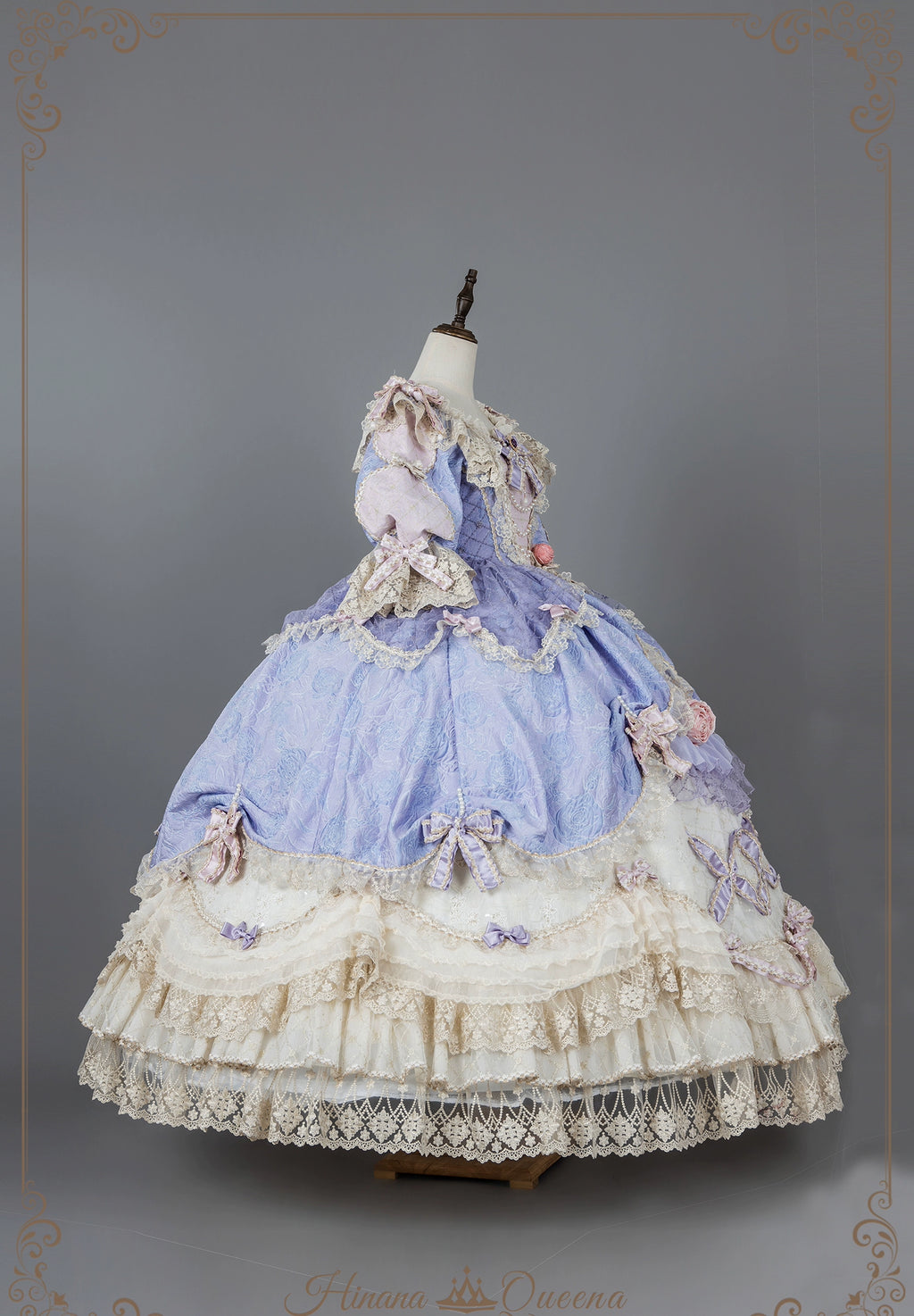 【受注予約6/26まで】Mirror Snow White プリンセスロングドレス・パープル
