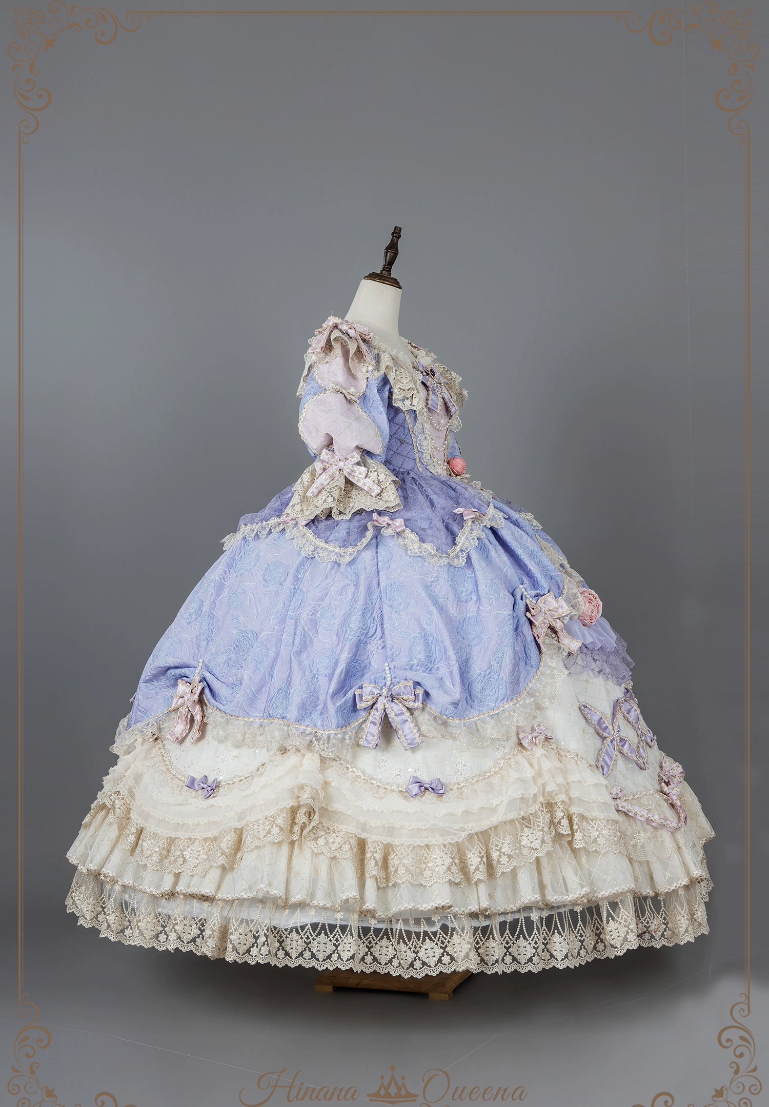 【受注予約6/26まで】Mirror Snow White プリンセスロングドレス・パープル