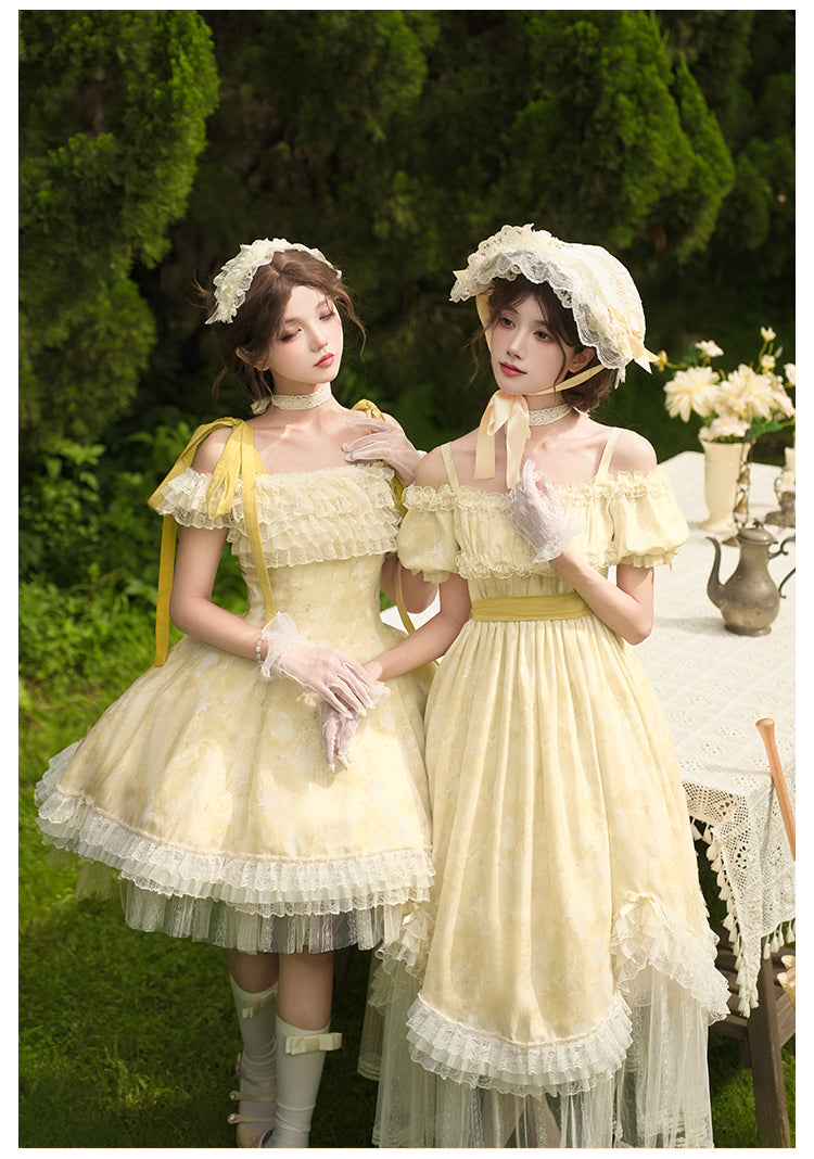 Wind Flower 草花プリントワンピース