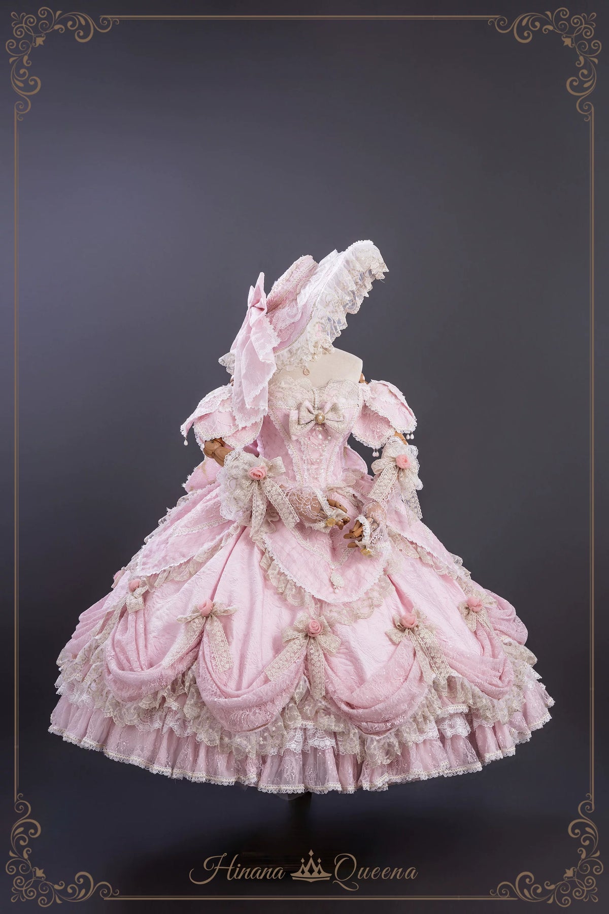 【受注予約9/16まで】With Bell プリンセスドレス ショート丈・ピンク