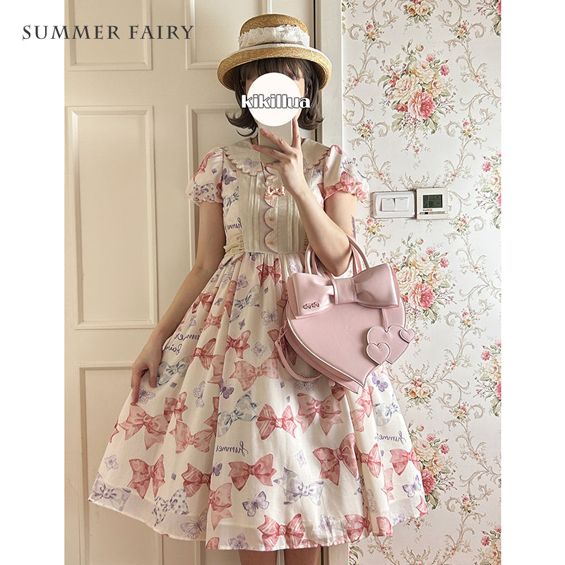 Ribbon Eternal Garden Short Sleeve Dress Type 1