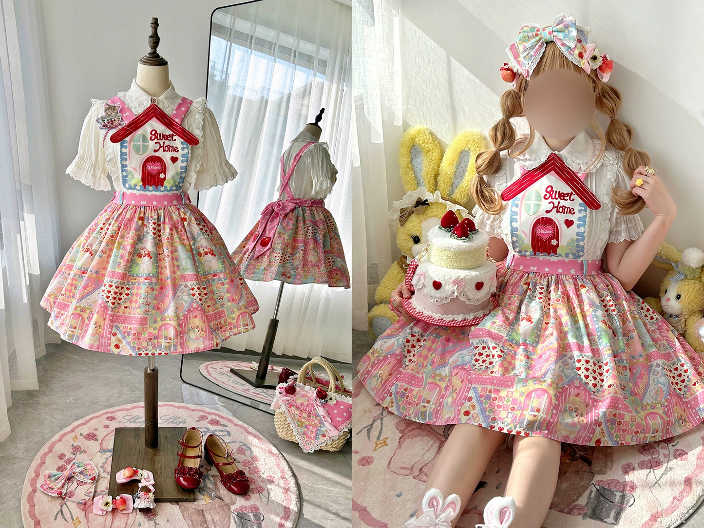 Sweet Home Fairy Tale 2way Suspender Skirt