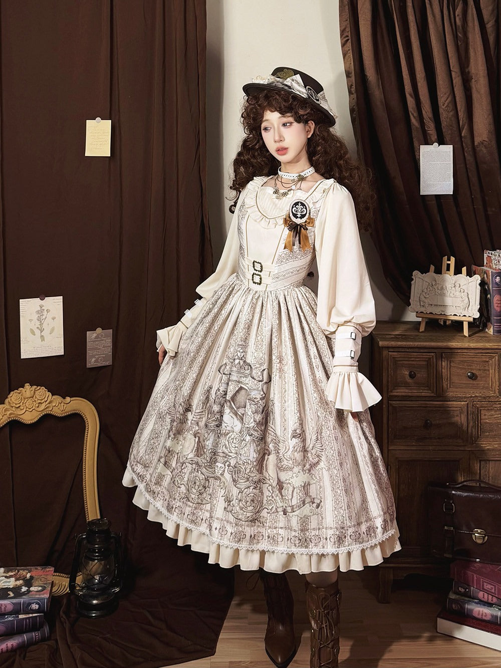 【予約販売】魂魄の匣 長袖ワンピース