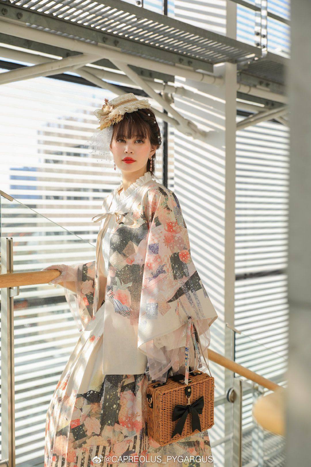 Japanese Lolita Moss Peach Blooming Elegant Haori