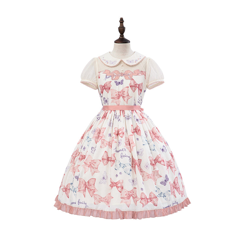 Ribbon Eternal Garden Short Sleeve Dress Type 3