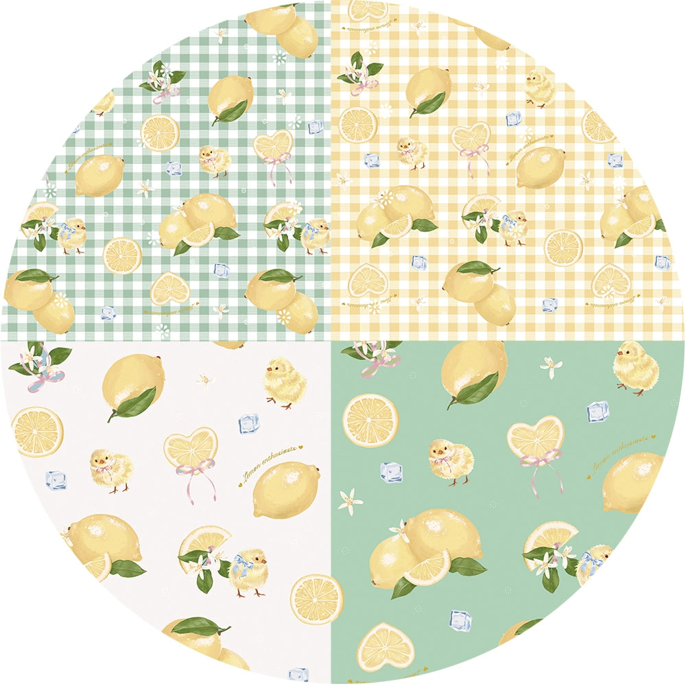 【予約販売】Lemon Sweetie プリント半袖ワンピース・デイリータイプ