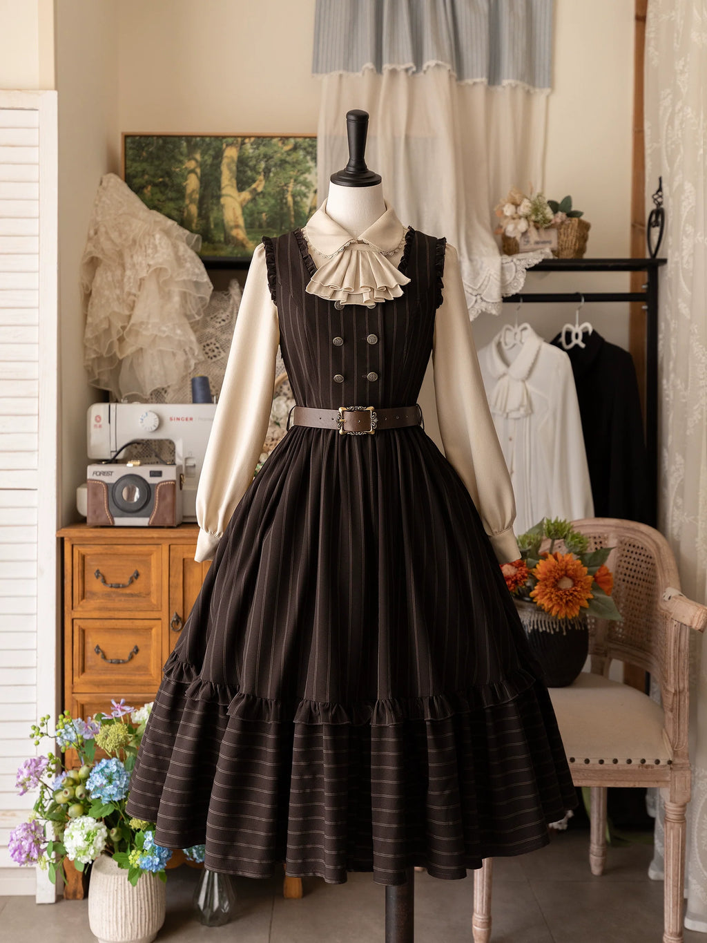 Small Manor クラシカルジャンパースカート