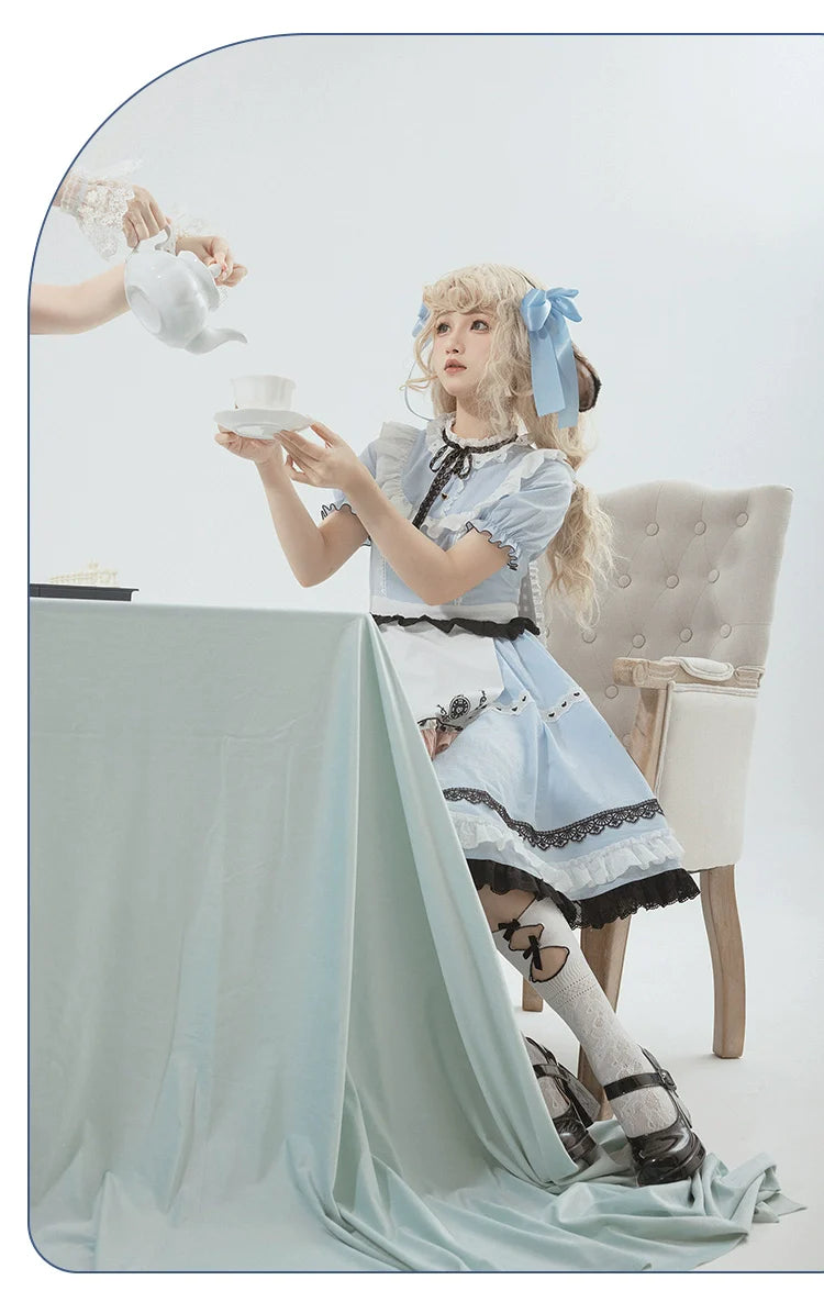 EAT ME うさ耳アリス半袖ワンピース