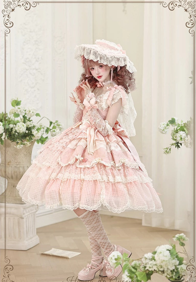 【受注予約7/8まで】Sugar Frost Princess ラグジュアリードレス・ピンク
