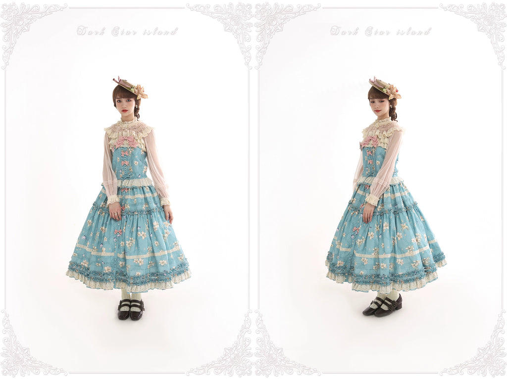 Lily and Wind クラシカルプリントスカートとトップス