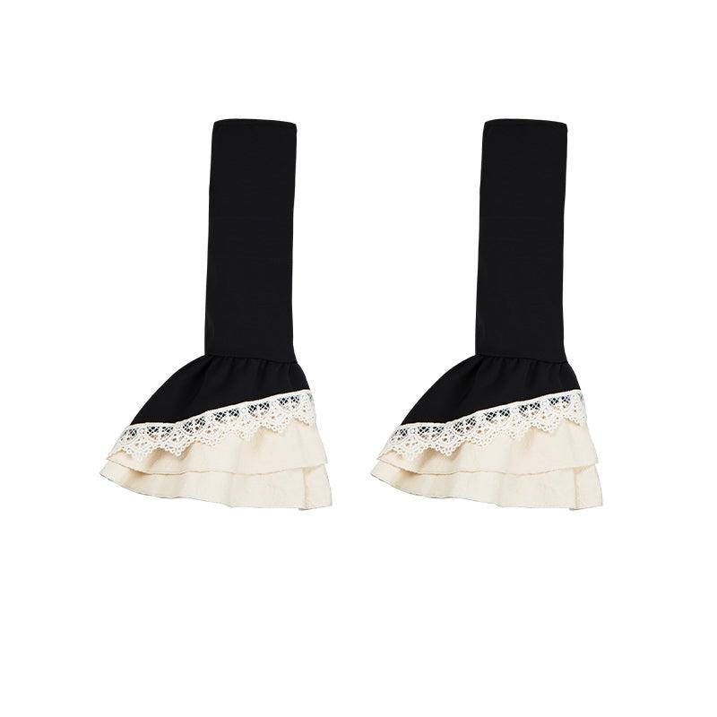 【予約販売】蛇と薔薇刺繍のシスター風ワンピースセット ロング丈