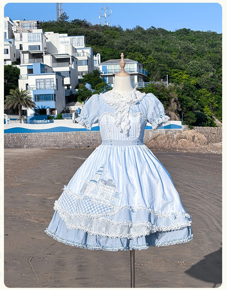 【受注予約6/18まで】The House by the Sea 半袖ワンピース