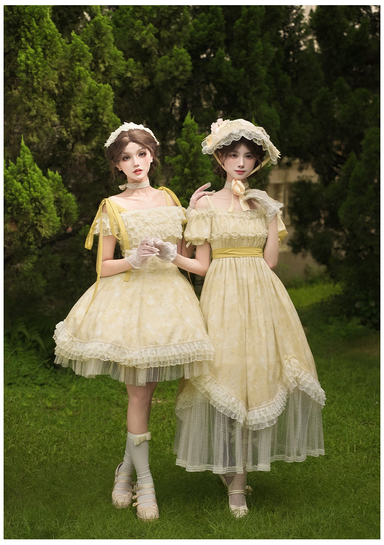 Wind Flower 草花プリントワンピース